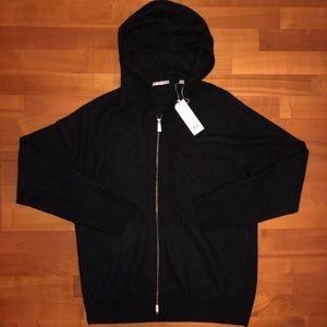 Vince. 100% Cashmere Zip Up Hoodie